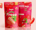 tegis fruta natural de fresa