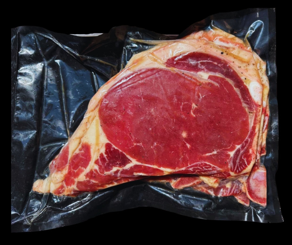 chuletón de res marinado